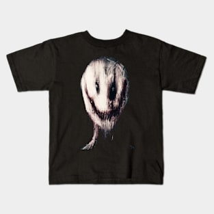 White Ghost Face Kids T-Shirt